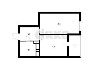 Фото №4: 1-комнатная квартира 37 м² - Краснодар, мкр. Гидростроителей, ул. Снесарева, 10/1