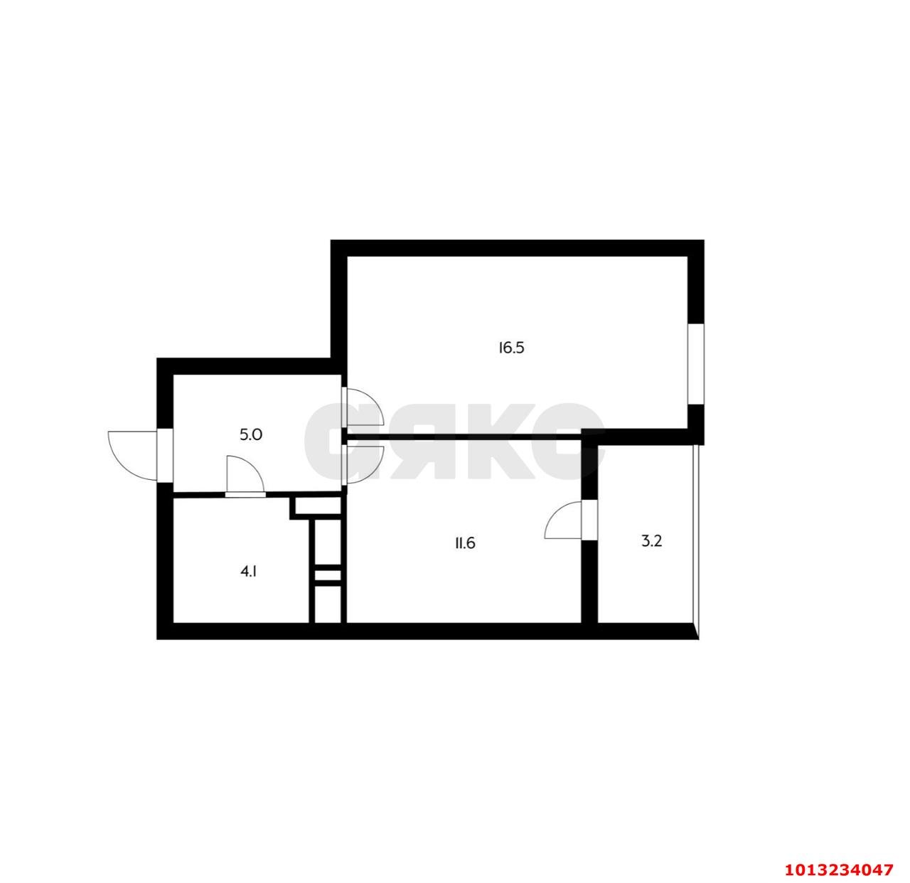 Фото №4: 1-комнатная квартира 37 м² - Краснодар, Гидростроителей, ул. Снесарева, 10/1