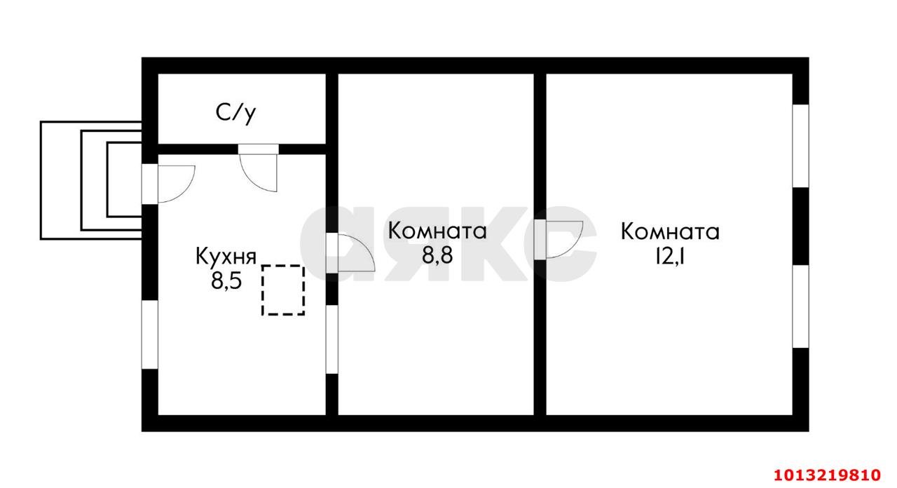 Фото №2: Часть дома 32 м² + 1.2 сот. - Краснодар, Фестивальный, ул. имени Тургенева, 26