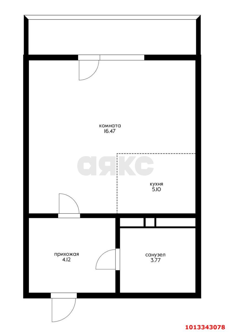 Фото №8: Студия 34 м² - Краснодар, жилой комплекс Жемчужина, ул. имени Ф.И. Шаляпина, 30/1