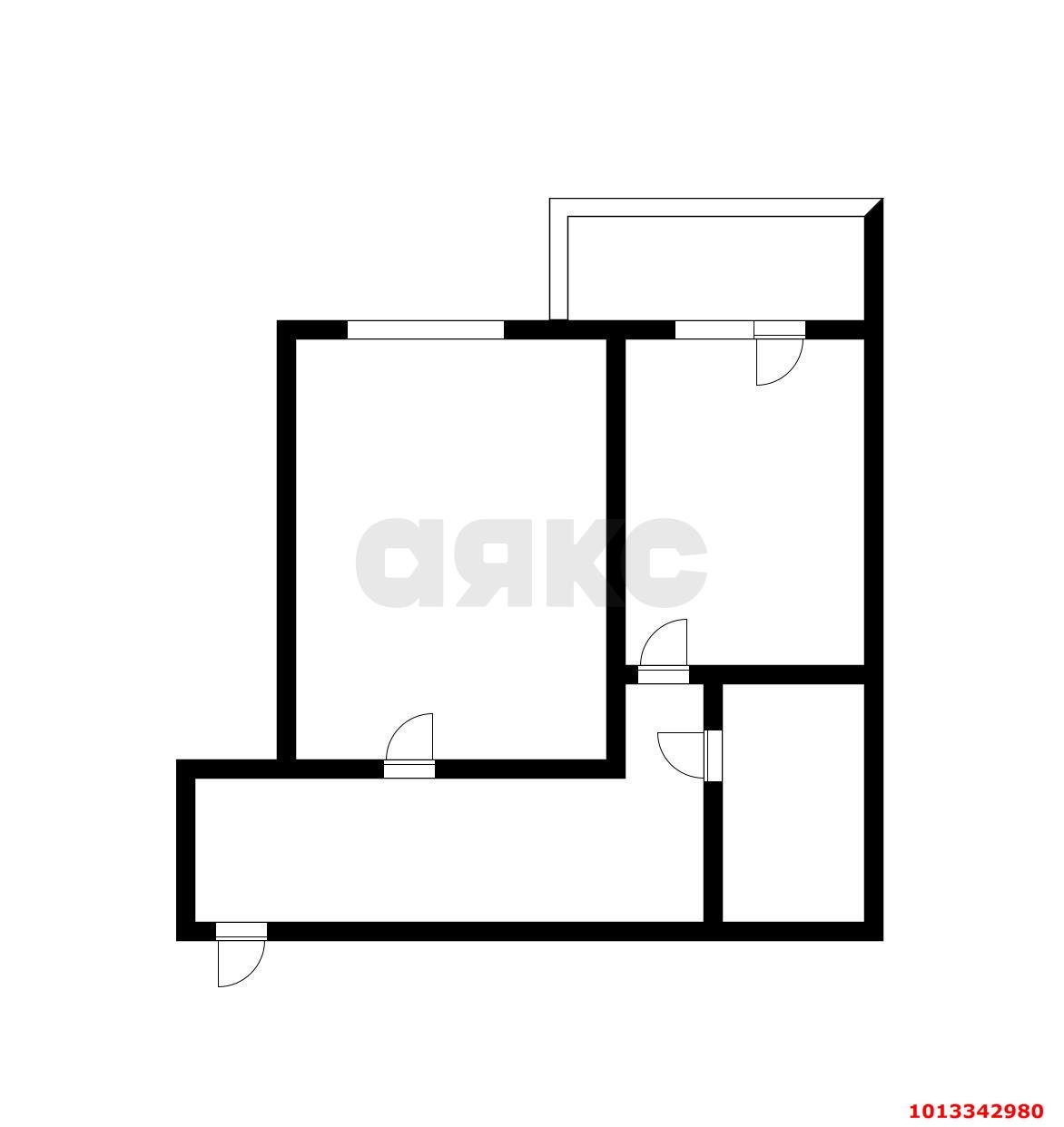 Фото №10: 1-комнатная квартира 36 м² - Краснодар, Музыкальный, ул. имени Ф.И. Шаляпина, 31Б