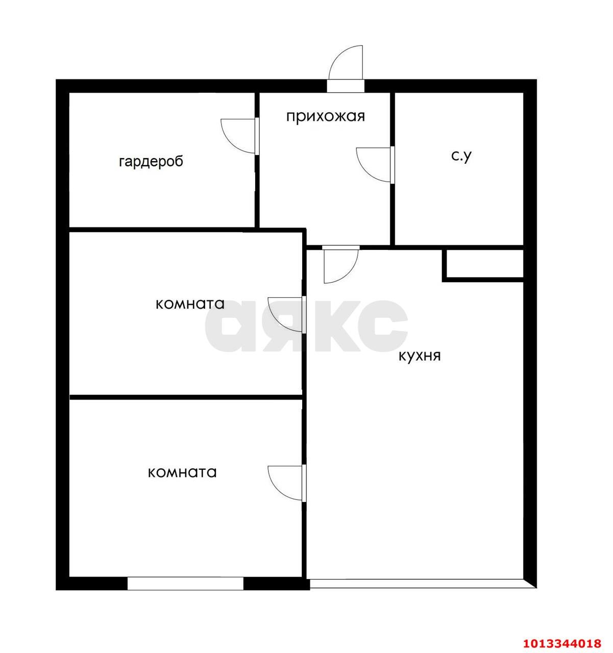 Фото №14: 2-комнатная квартира 44 м² - Краснодар, Центральный, ул. Коммунаров, 270