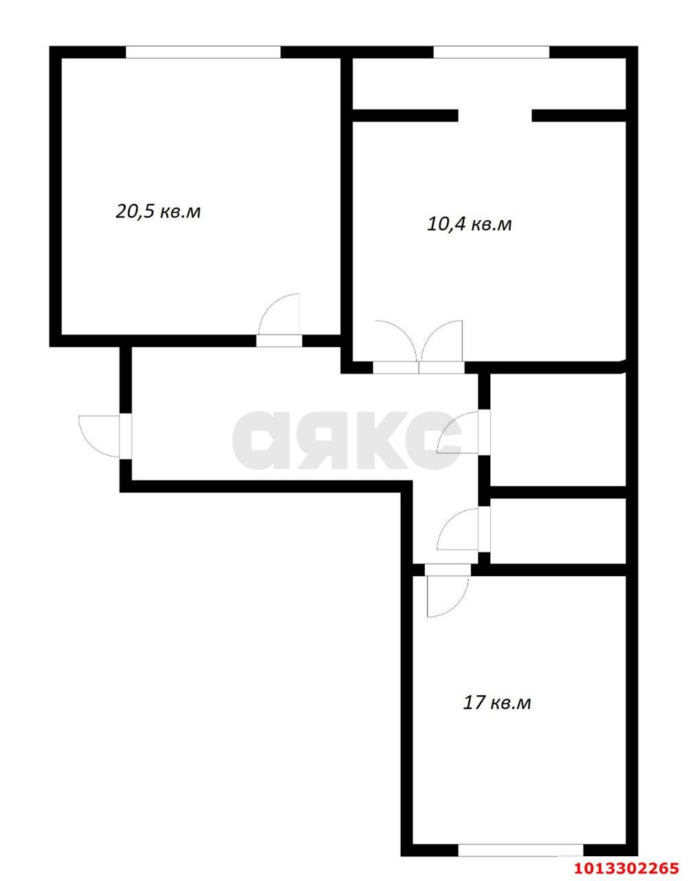 Фото №10: 2-комнатная квартира 56 м² - Краснодар, Ростовское Шоссе, ул. Арбатская, 36/1