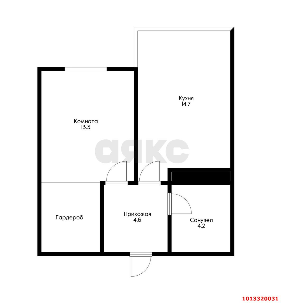 Фото №14: 1-комнатная квартира 35 м² - Краснодар, жилой комплекс Отражение, ул. Конгрессная, 41