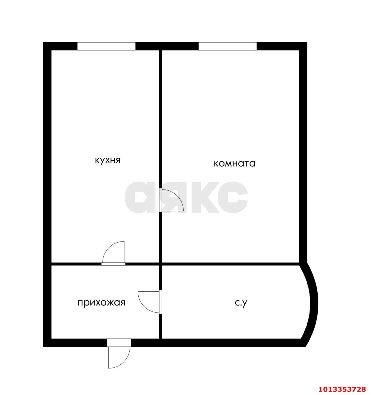 Фото №6: 1-комнатная квартира 20 м² - Краснодар, Центральный, ул. Длинная, 165