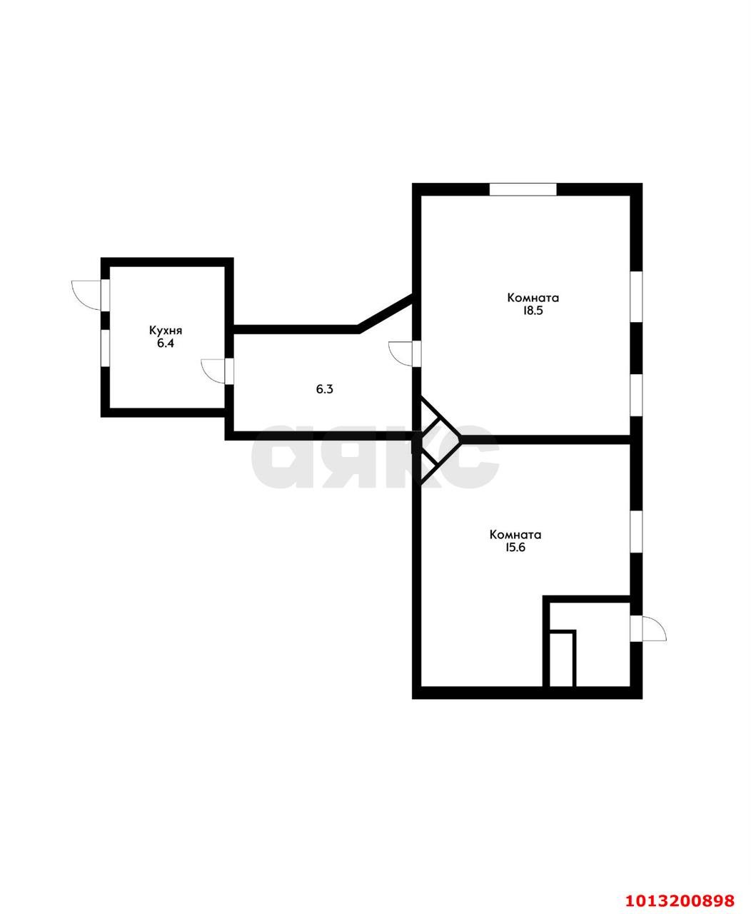 Фото №11: Часть дома 70 м² + 2 сот. - Краснодар, Дубинка, ул. Линейная, 39