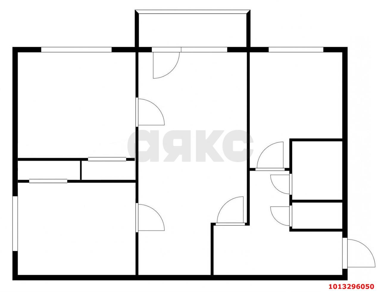 Фото №5: 3-комнатная квартира 50 м² - Белозёрный, Прикубанский внутригородской округ, 25