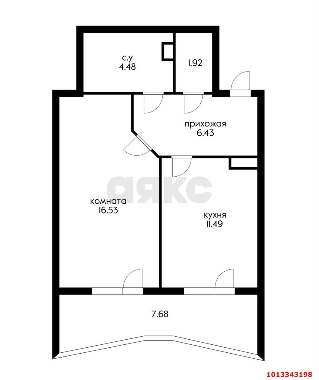 Фото №5: 1-комнатная квартира 44 м² - Краснодар, Достояние, ул. Конгрессная, 31