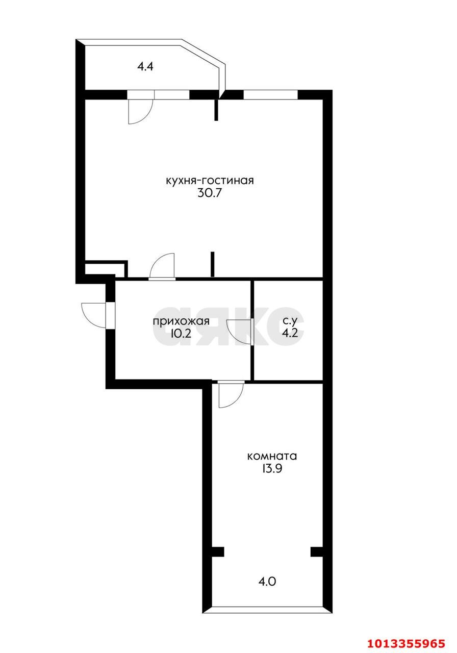 Фото №11: 2-комнатная квартира 67 м² - Краснодар, жилой комплекс Севастопольский, ул. имени Жлобы, 139