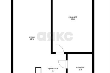 Фото №4: 1-комнатная квартира 42 м² - Новая Адыгея, мкр. жилой комплекс Мега-Победа 2, ул. Песочная, 1к5