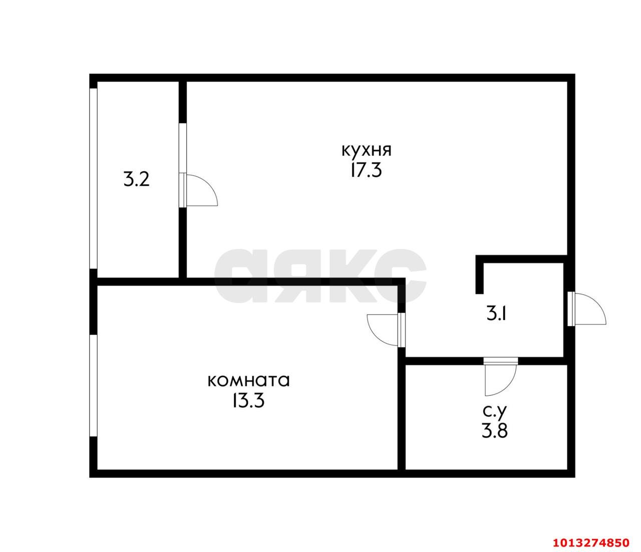 Фото №9: 1-комнатная квартира 40 м² - Краснодар, жилой комплекс Самолёт-2, ул. Западный Обход, 57