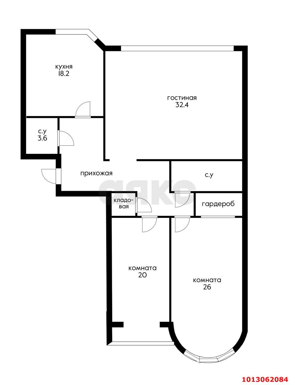 Фото №4: 3-комнатная квартира 130 м² - Краснодар, Западный внутригородской округ, ул. Бабушкина, 295