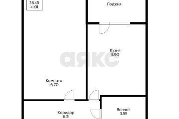 Фото №2: 1-комнатная квартира 41 м² - Краснодар, мкр. жилой комплекс Прованс, ул. Генерала Петрова, 5