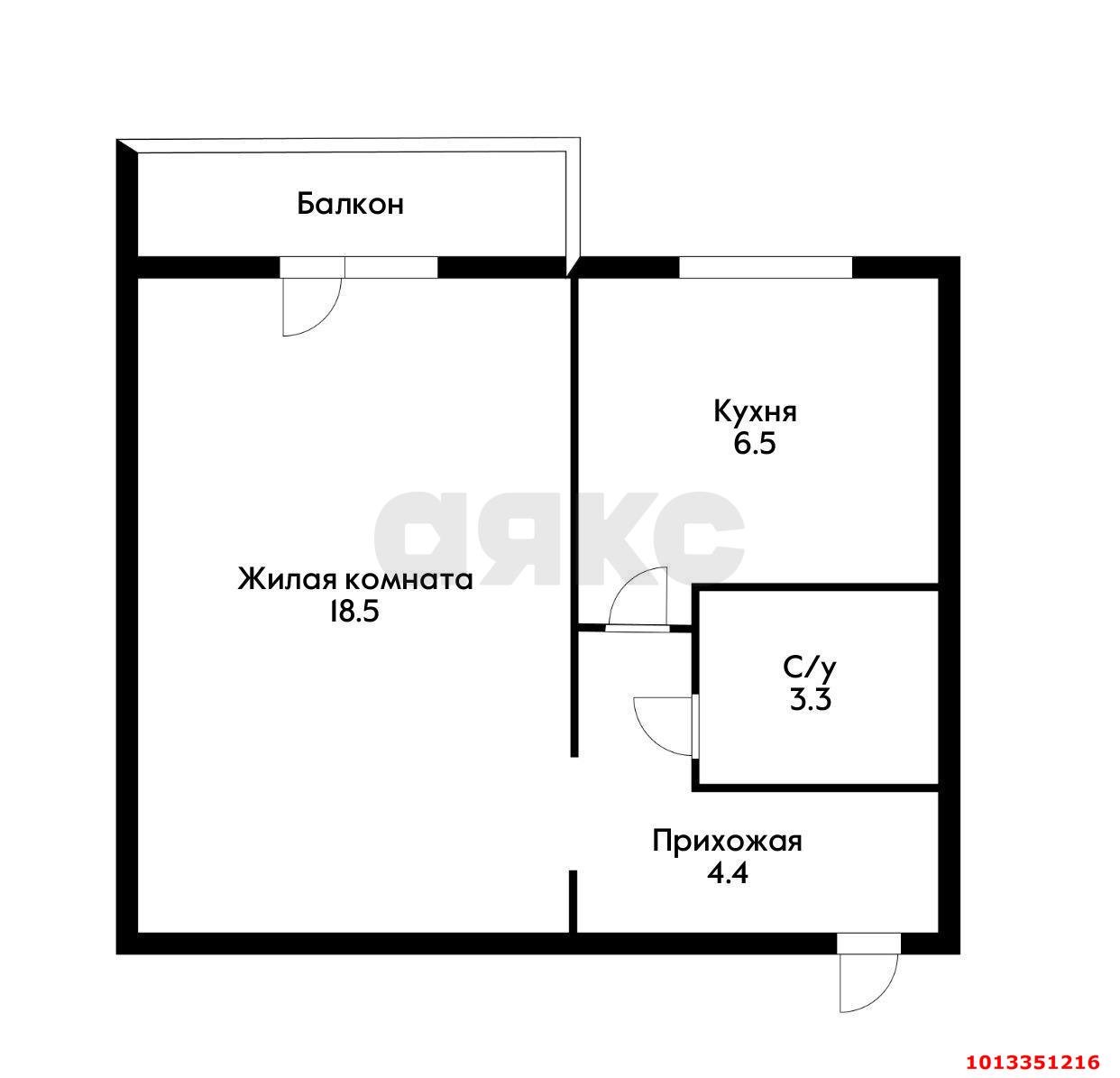 Фото №7: 1-комнатная квартира 36 м² - Краснодар, Фестивальный, ул. Гагарина, 135