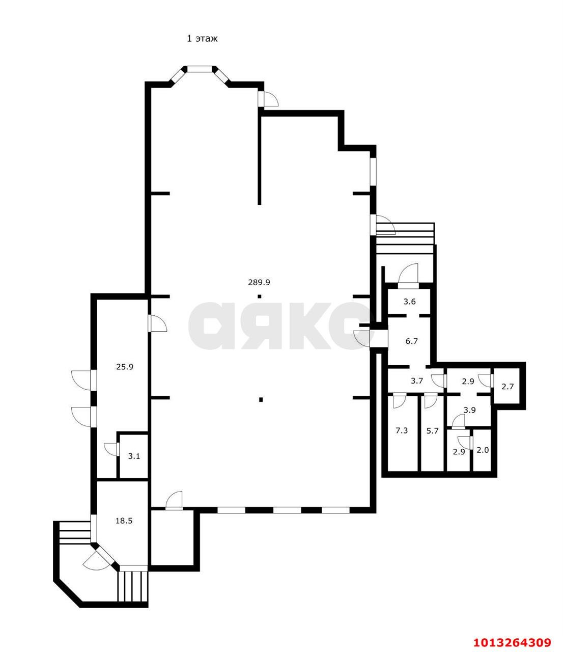 Фото №49: Торговое помещение 970 м² - Краснодар, Фестивальный, ул. Гагарина, 170/1