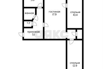 Фото №5: 3-комнатная квартира 61 м² - Краснодар, мкр. Западный внутригородской округ, ул. Красных Партизан, 232