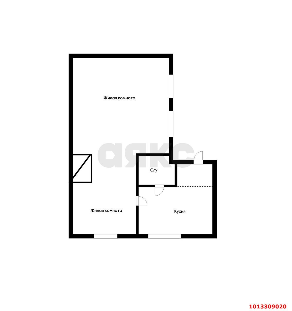 Фото №2: 1-комнатная квартира 29 м² - Краснодар, Центральный, ул. Гоголя, 135