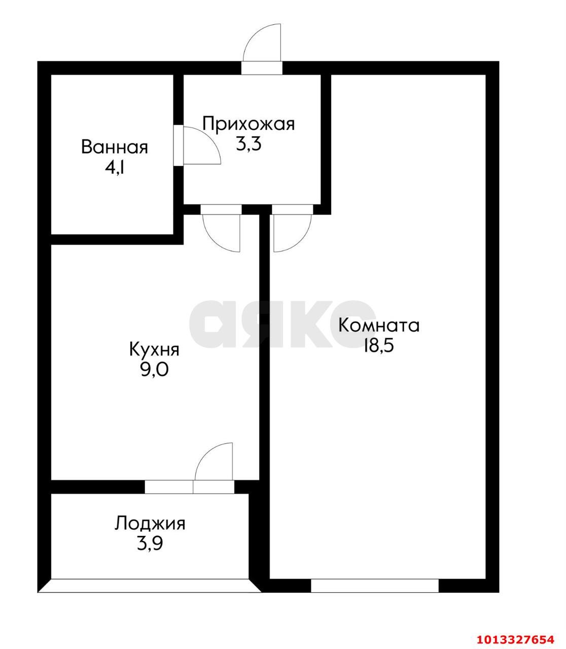 Фото №14: 1-комнатная квартира 38 м² - Краснодар, Славянский, ул. Заполярная, 39к10