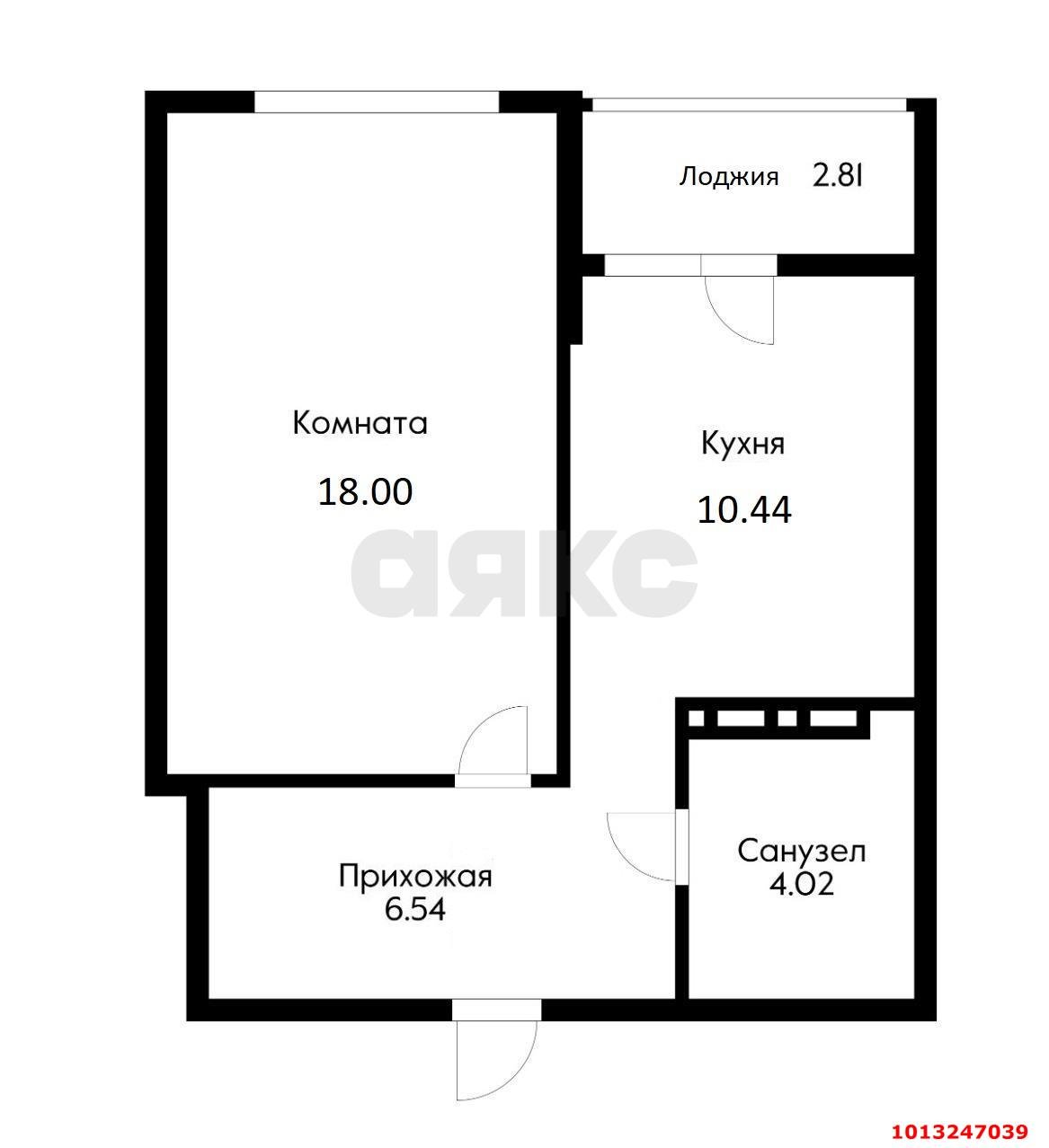 Фото №5: 1-комнатная квартира 39 м² - Краснодарский, жилой комплекс Параллели, 66к1