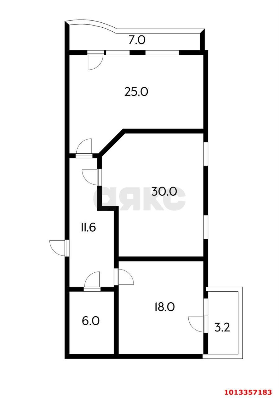 Фото №10: 2-комнатная квартира 102 м² - Краснодар, Центральный, пр-д Одесский, 4/1