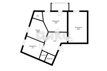 Фото №4: 3-комнатная квартира 72 м² - Краснодар, мкр. Дубинка, ул. Ставропольская, 4