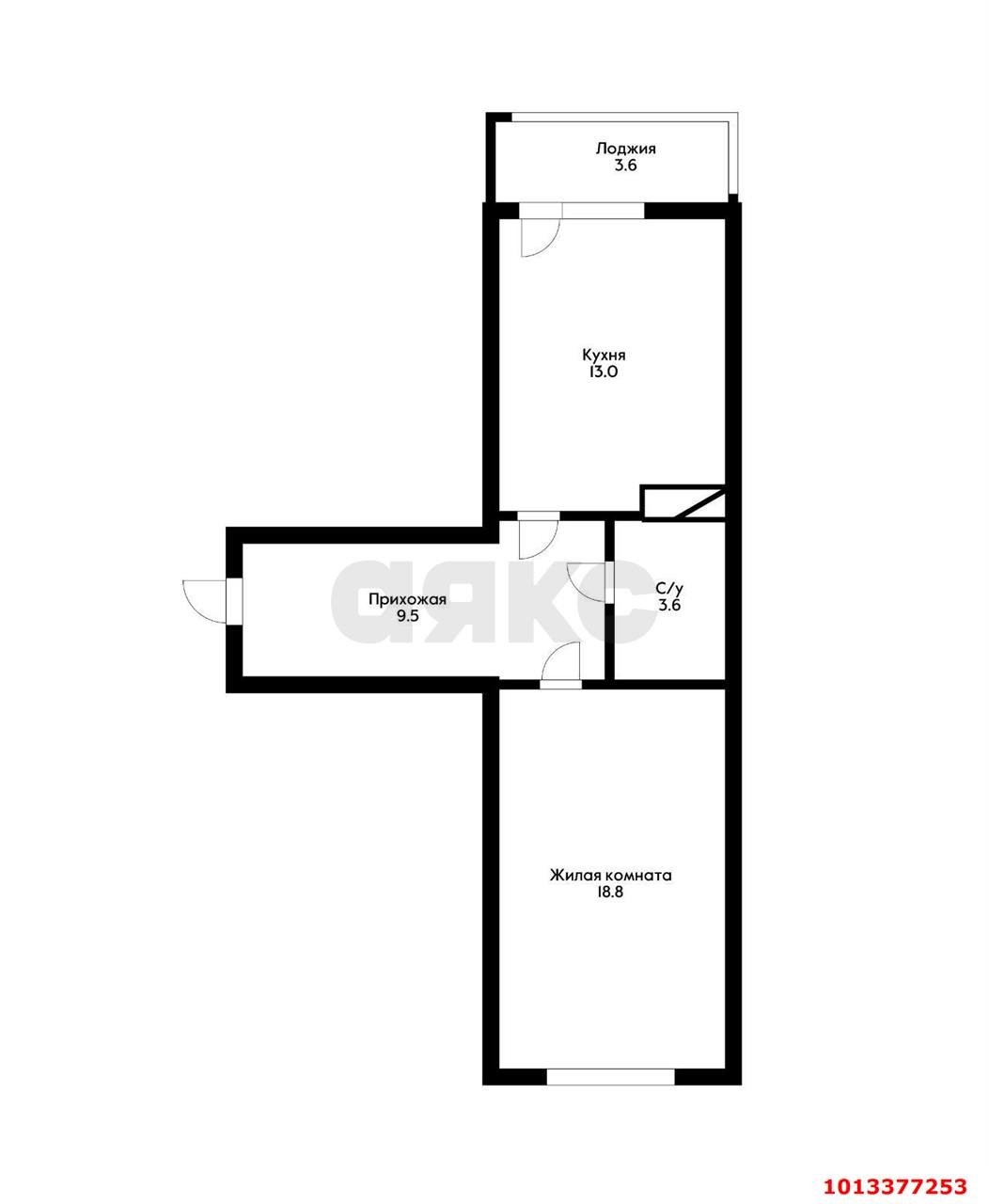 Фото №12: 1-комнатная квартира 45 м² - Краснодар, Пашковский, ул. Лавочкина, 23