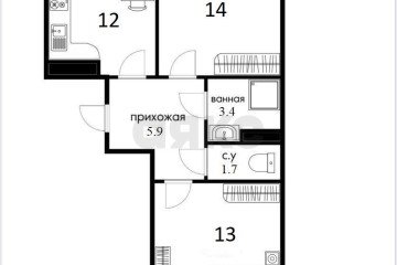 Фото №3: 2-комнатная квартира 50 м² - Краснодар, мкр. Достояние, ул. Григория Булгакова, 6