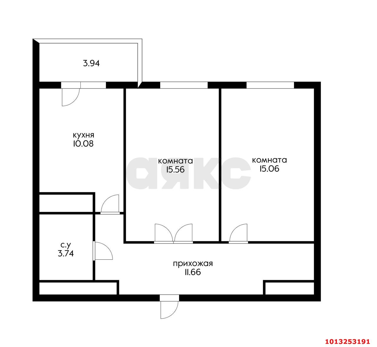 Фото №9: 2-комнатная квартира 61 м² - Краснодар, жилой комплекс Галактика, ул. Уральская, 71к3