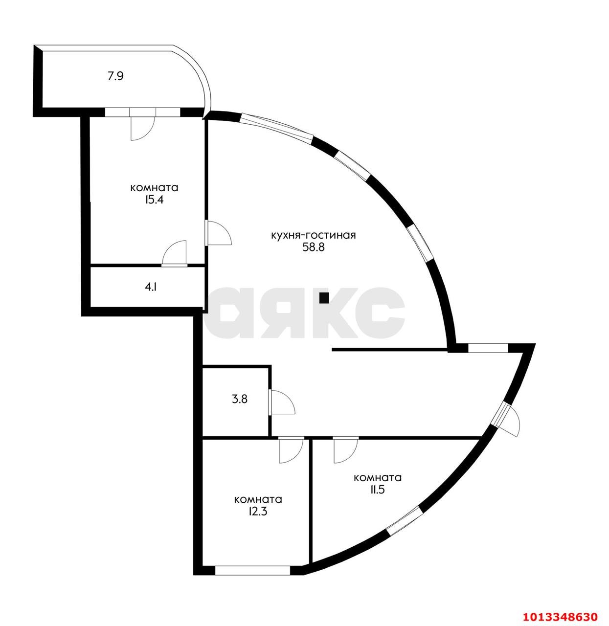 Фото №14: 4-комнатная квартира 124 м² - Ольгинка, ул. Приморская, 49