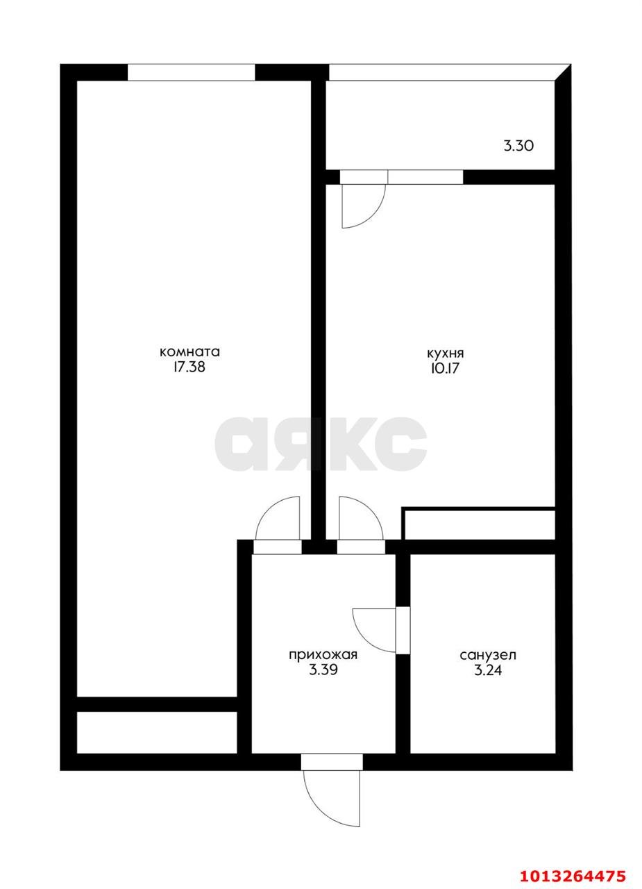 Фото №8: 1-комнатная квартира 35 м² - Краснодар, Славянский, ул. Заполярная, 39лит10