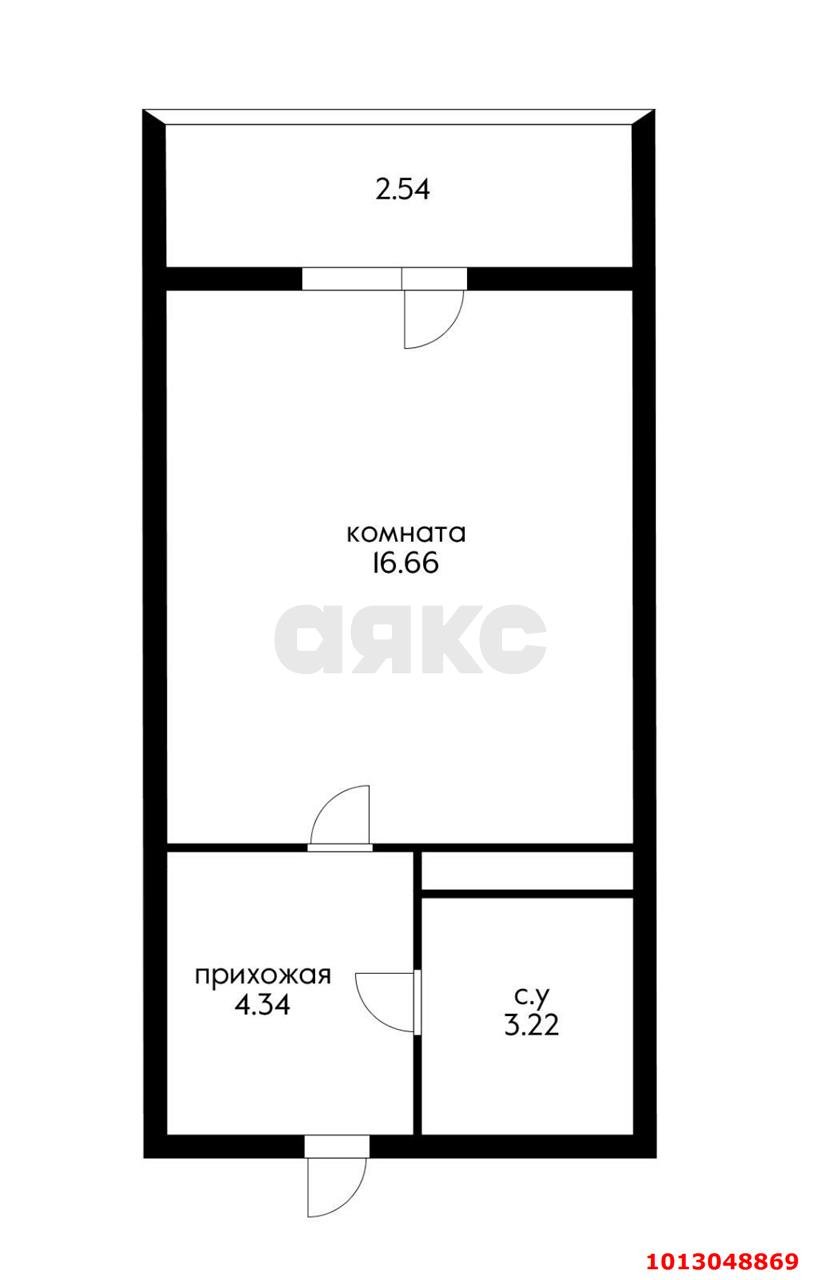 Фото №1: Студия 30 м² - Знаменский, Карасунский внутригородской округ, ул. Природная, 20/1