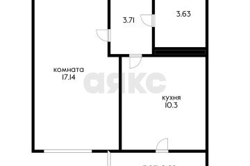 Фото №3: 1-комнатная квартира 37 м² - Краснодар, мкр. жилой комплекс Краски, ул. Краеведа Соловьёва, 6к1