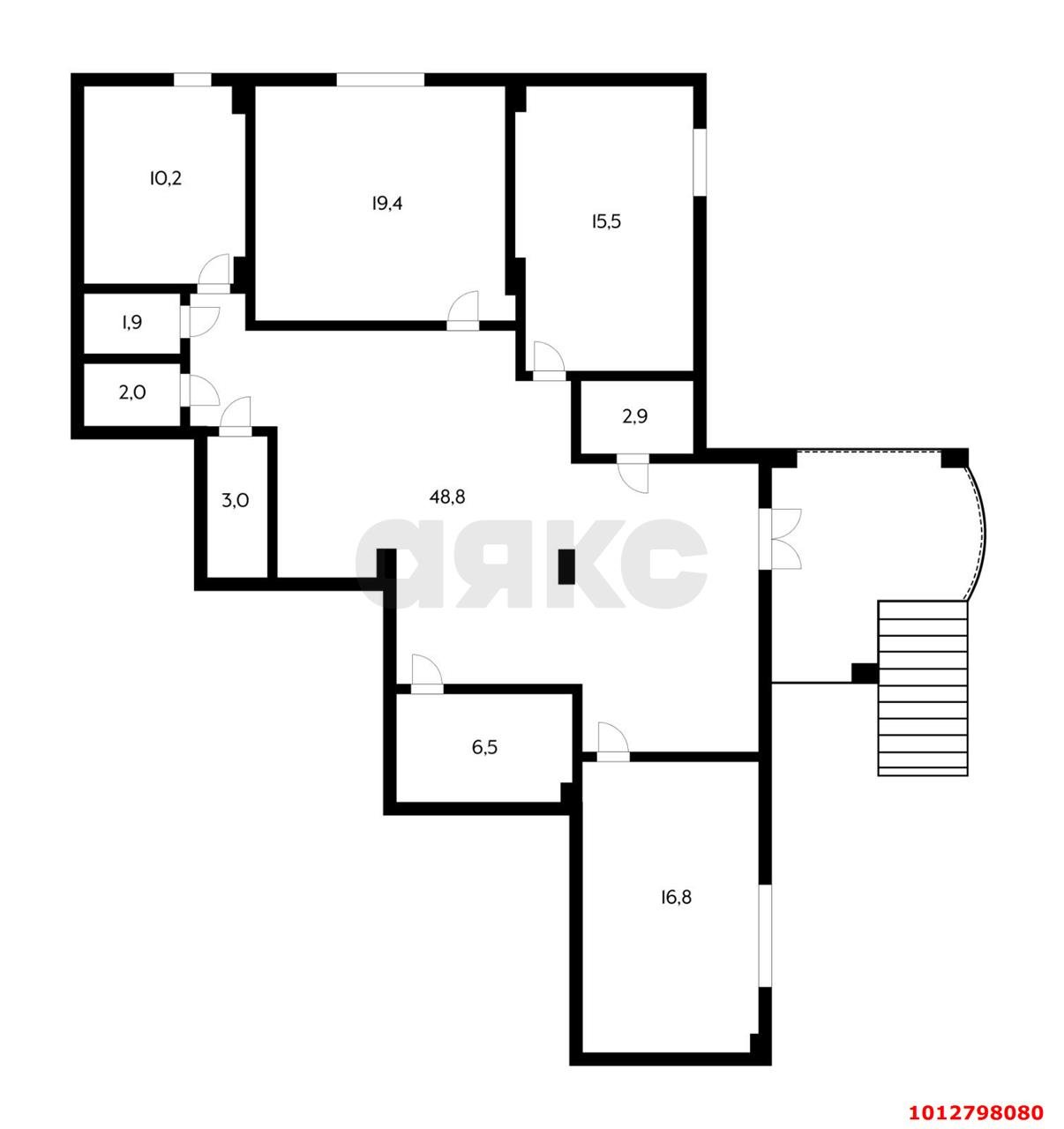 Фото №5: Торговое помещение 127 м² - Краснодар, жилой комплекс Лиговский, ул. Героя Хабибуллина, 4