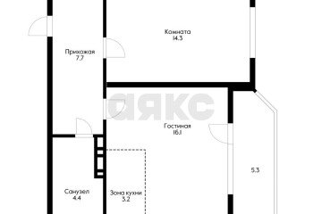 Фото №4: 1-комнатная квартира 51 м² - Краснодар, мкр. жилой комплекс Перспектива, ул. Героев-Разведчиков, 8к1