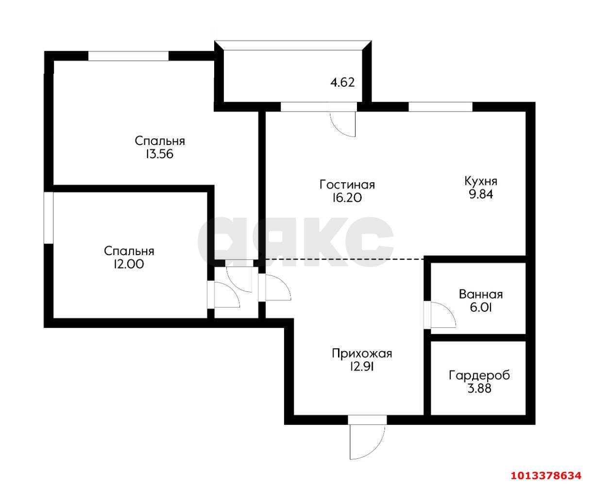 Фото №11: 2-комнатная квартира 80 м² - Краснодар, жилой комплекс Элегант, ул. Старокубанская, 137/1