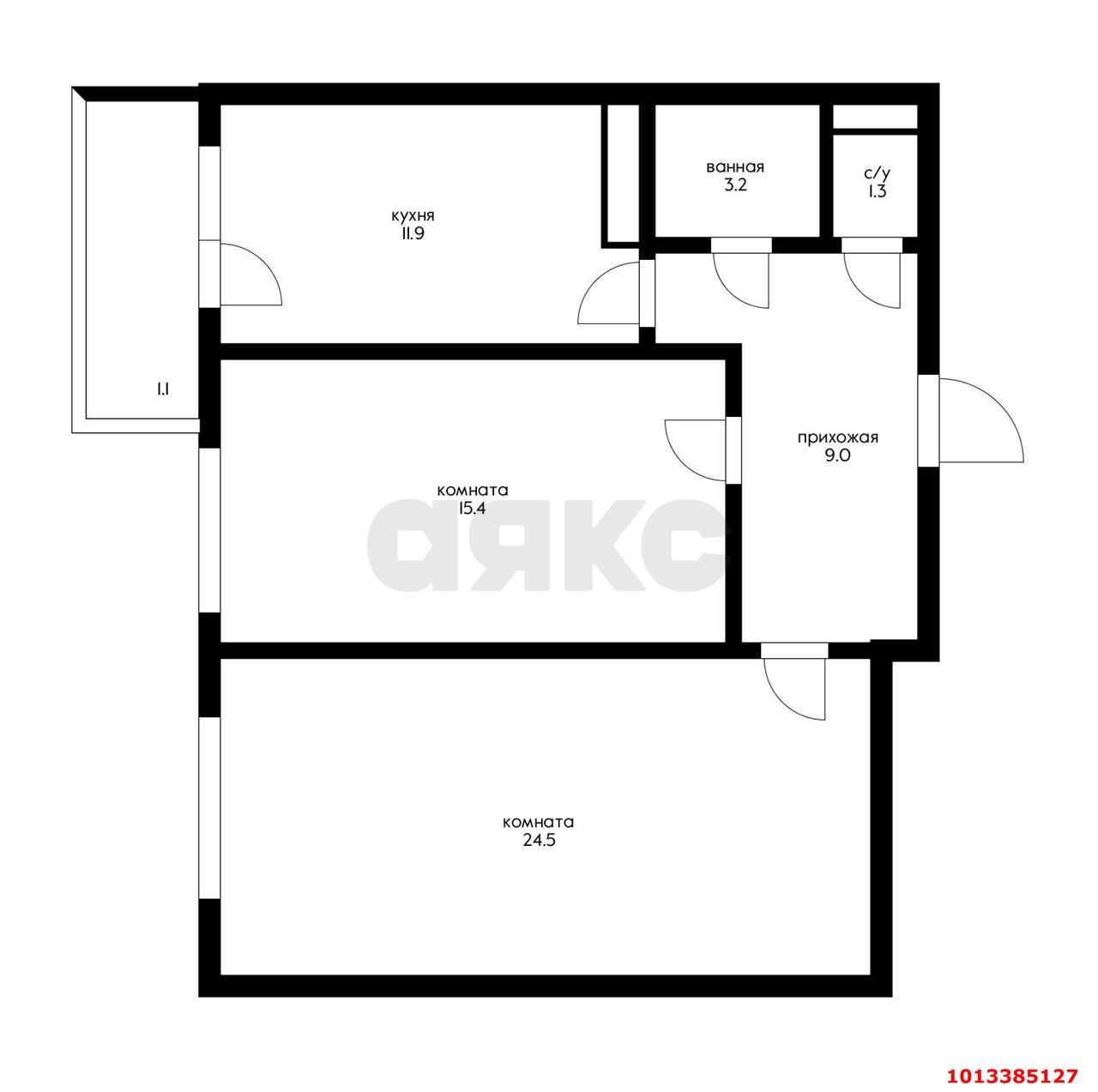 Фото №4: 2-комнатная квартира 70 м² - Краснодар, Почтовый, пр-кт имени писателя Знаменского, 9к2