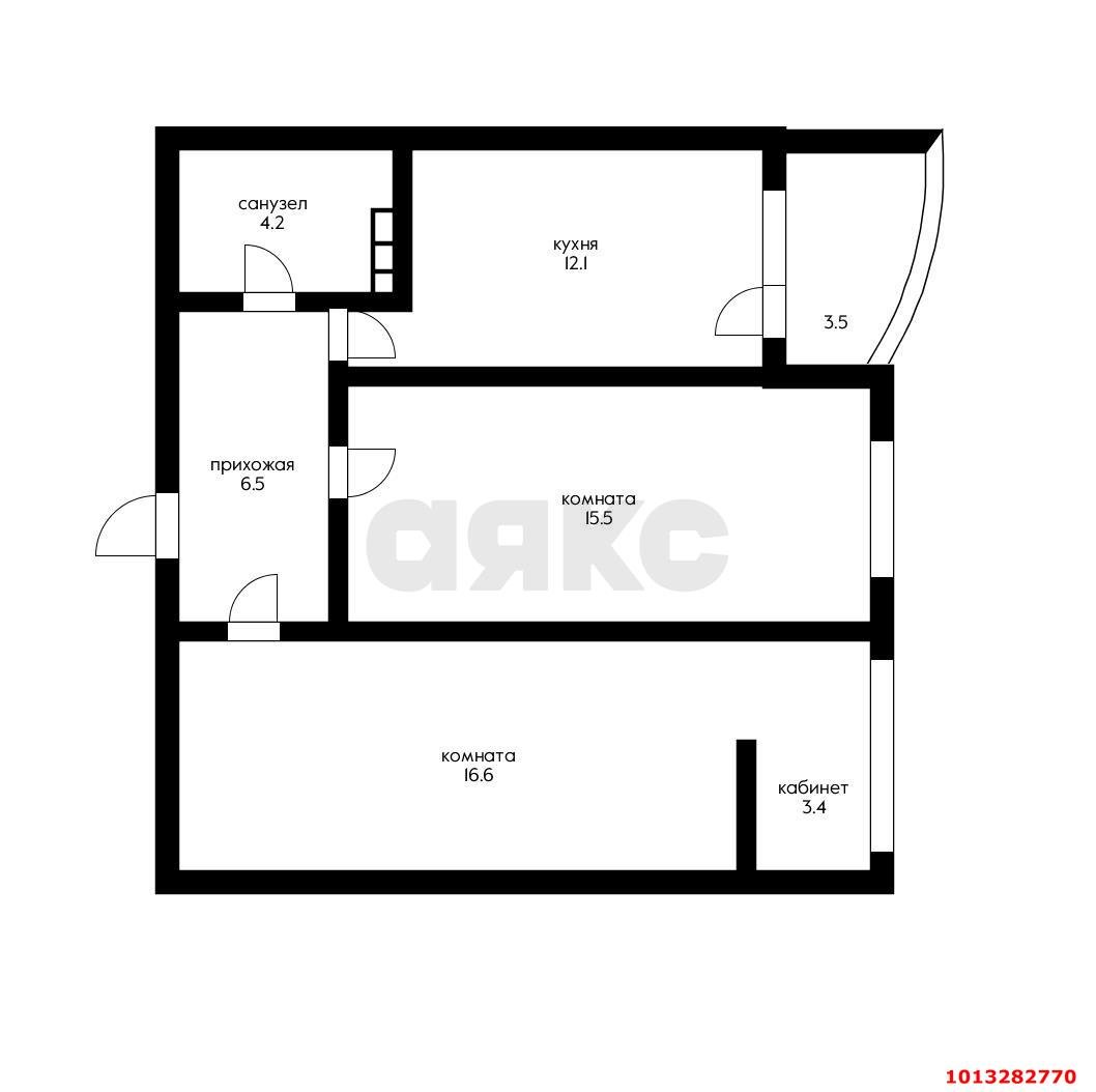 Фото №10: 2-комнатная квартира 62 м² - Краснодар, жилой комплекс Атлант, ул. Адмирала Крузенштерна, 6/3