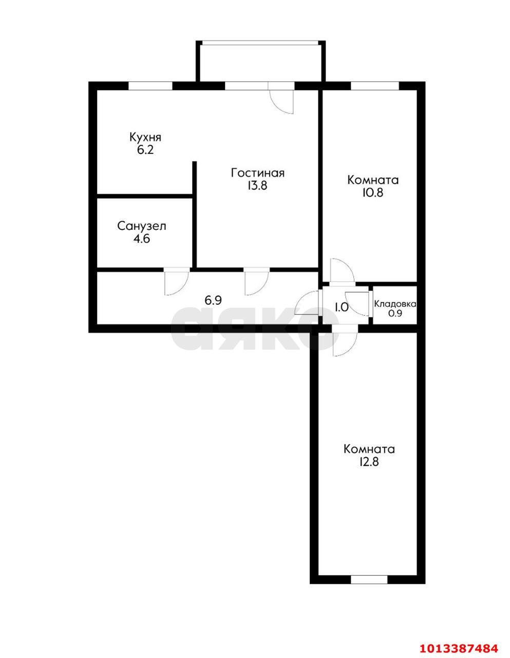 Фото №5: 3-комнатная квартира 57 м² - Краснодар, Черёмушки, ул. Ставропольская, 236