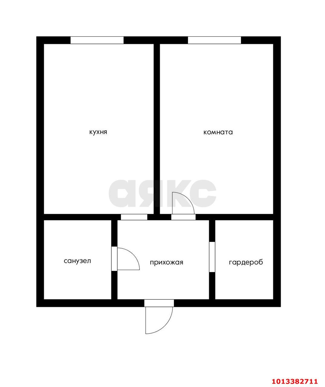 Фото №12: 1-комнатная квартира 43 м² - Краснодар, Центральный, ул. Береговая, 2к1