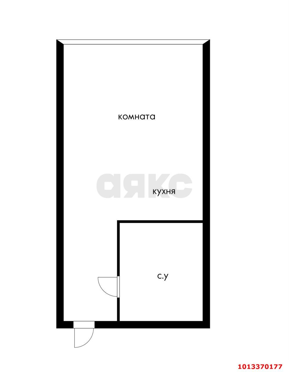 Фото №12: Студия 24 м² - Краснодар, жилой комплекс Гарантия, ул. Восточно-Кругликовская, 42/3к2