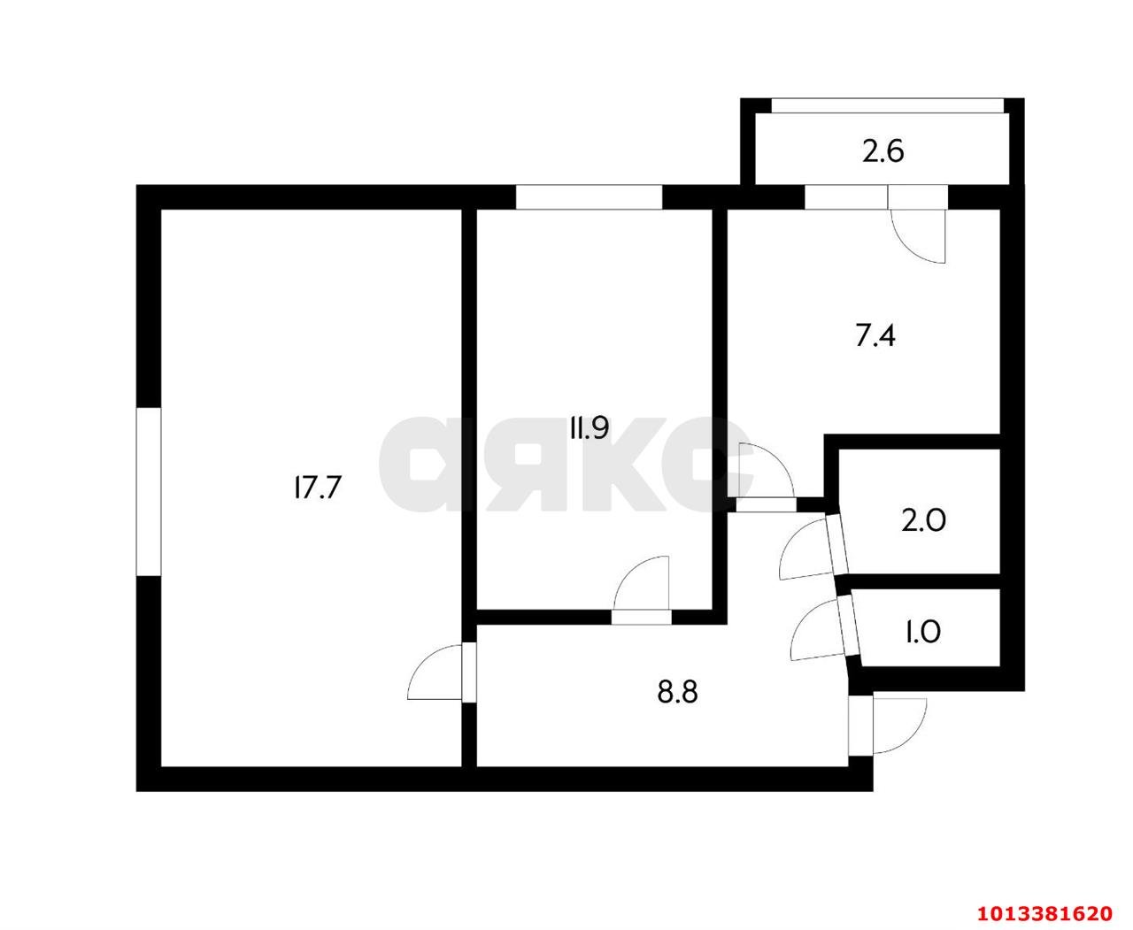 Фото №19: 2-комнатная квартира 48 м² - Краснодар, Славянский, ул. Сочинская, 31