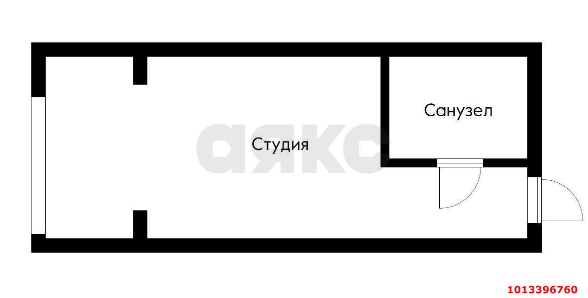 Фото №5: Студия 28 м² - Российский, Прикубанский внутригородской округ, ул. Ратной Славы, 32