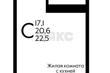 Фото №2: Студия 24 м² - Краснодар, мкр. жилой комплекс Стрижи, 