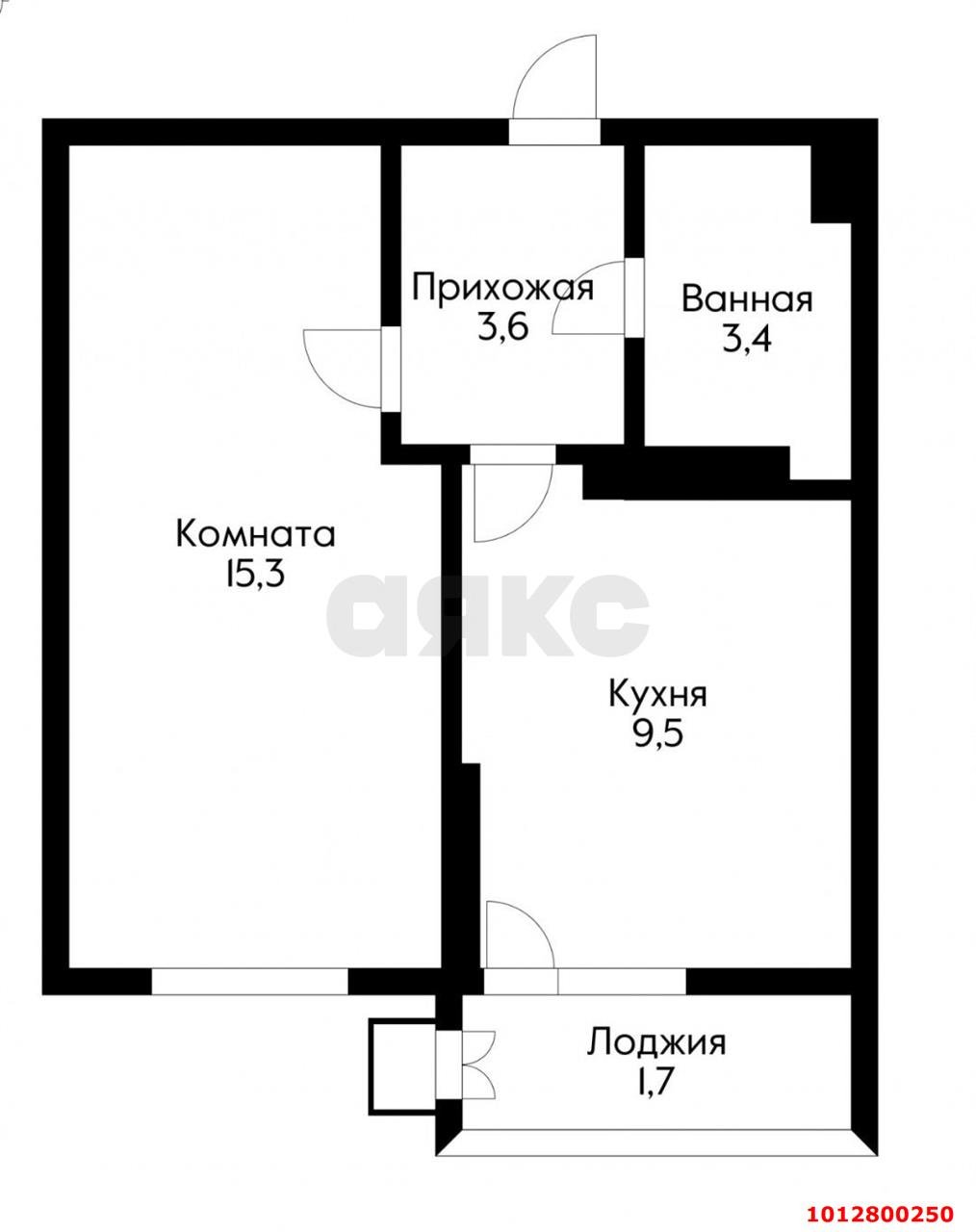 Фото №2: 1-комнатная квартира 33 м² - Краснодар, жилой комплекс Дом Романовых, ул. Автолюбителей, 1Гк2