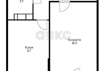 Фото №5: 1-комнатная квартира 41 м² - Краснодар, мкр. жилой комплекс Фреш, ул. имени Валерия Гассия, 4/7к3