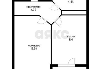 Фото №5: 1-комнатная квартира 40 м² - Краснодар, мкр. Музыкальный, ул. имени Мусоргского М.П., 26к1