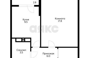 Фото №2: 1-комнатная квартира 39 м² - Краснодар, мкр. жилой комплекс Самолёт-2, ул. Западный Обход, 57