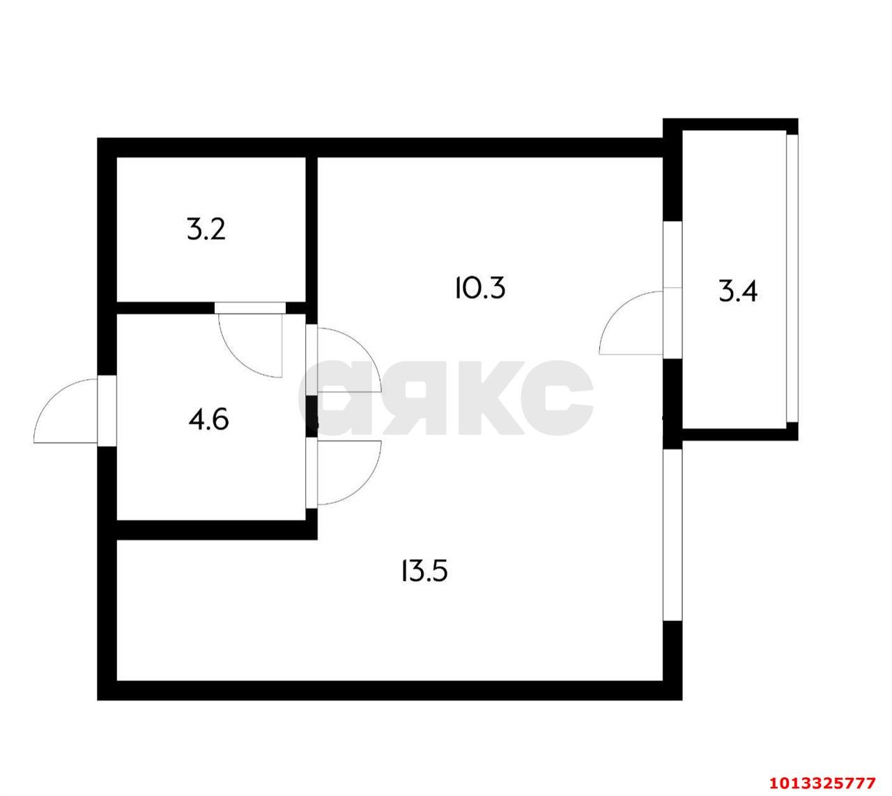 Фото №7: 1-комнатная квартира 35 м² - Российский, жилой комплекс Берёзки, ул. Ратной Славы, 24