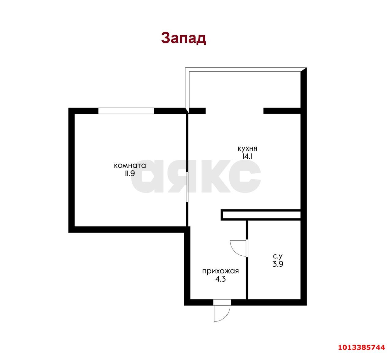 Фото №11: 1-комнатная квартира 34 м² - Краснодар, Восточно-Кругликовский, ул. Героев-Разведчиков, 23