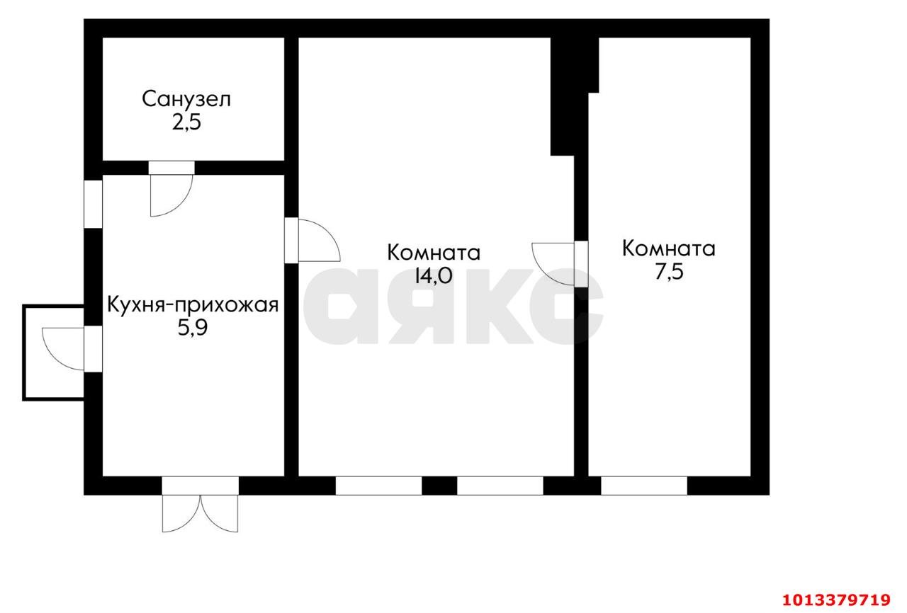 Фото №14: 2-комнатная квартира 29 м² - Краснодар, Центральный, ул. Длинная, 147